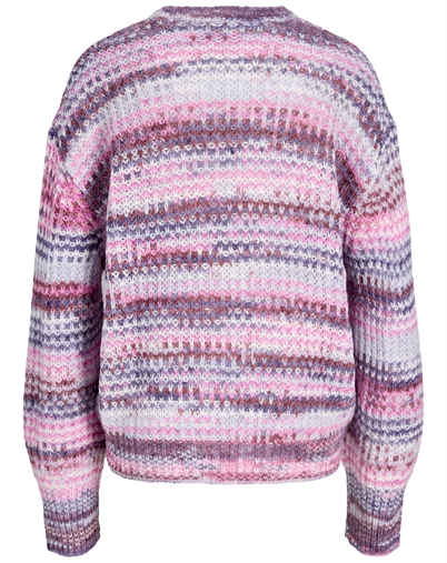 JJXX - JXSimone Space Dye Strik - Purple Rose